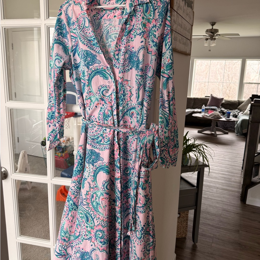 Colorful Paisley Print Dress